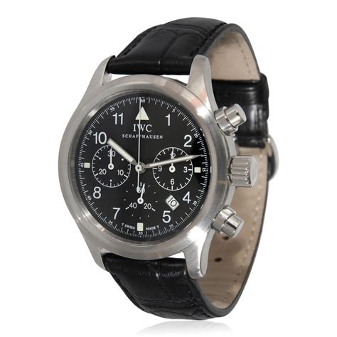 iwc iw374101|IWC Pilot Chronograph IW374101 Unisex Watch in Stainless .